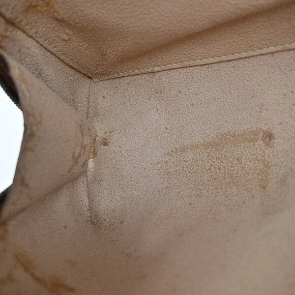 LOUIS VUITTON Trousse Demi Ronde Pouch Monogram Leather Brown M47520 04KB257 - Picture 13 of 16